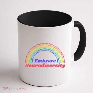 Embrace Neurodiversity Coffee Mug back