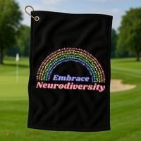 Embrace Neurodiversity Golf Towel thumb 1