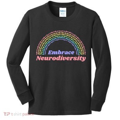 Embrace Neurodiversity Kids Long Sleeve Shirt