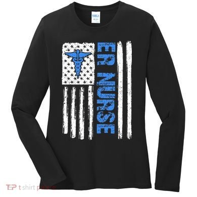 ER Nurse Emergency Room Nurse Women's Long Sleeve Shirt