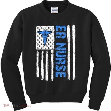 ER Nurse Emergency Room Nurse Kids Sweatshirt