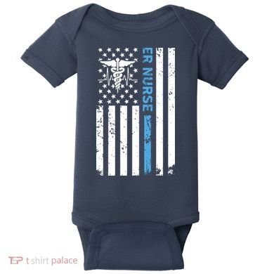 ER Nurse Funny Baby Bodysuit