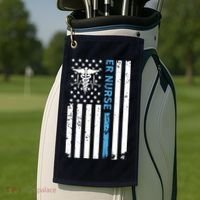 ER Nurse Funny Golf Towel thumb 2