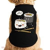 Ew Naked Funny Sushi Doggie Tank thumb 0