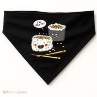 Ew Naked Funny Sushi USA-Made Doggie Bandana thumb 0