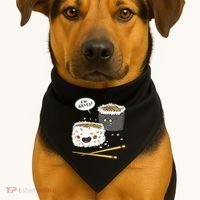 Ew Naked Funny Sushi USA-Made Doggie Bandana thumb 1