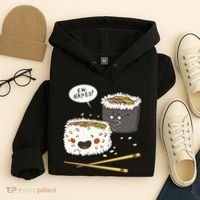 Ew Naked Funny Sushi Hoodie thumb 4