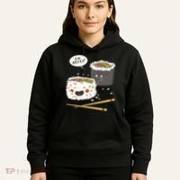 Ew Naked Funny Sushi Hoodie thumb 5