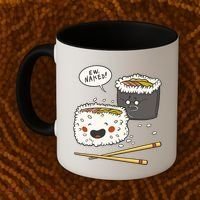 Ew Naked Funny Sushi Coffee Mug thumb 2