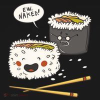 Ew Naked Funny Sushi Mousepad thumb 1