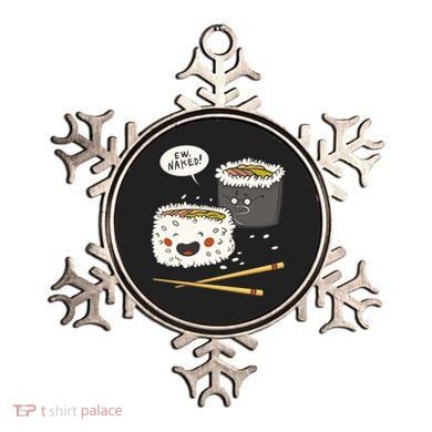 Ew Naked Funny Sushi Ornament