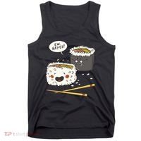 Ew Naked Funny Sushi Tank Top thumb 0
