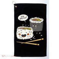 Ew Naked Funny Sushi Golf Towel thumb 0