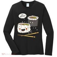 Ew Naked Funny Sushi Women's Long Sleeve Shirt thumb 0