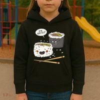 Ew Naked Funny Sushi Kids Hoodie thumb 3