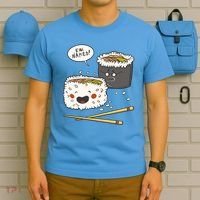 Ew Naked Funny Sushi T-Shirt thumb 5