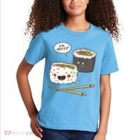 Ew Naked Funny Sushi Kids T-Shirt thumb 2