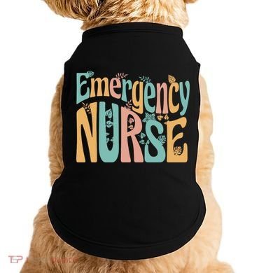 Emergency Nurse Groovy Doggie Tank