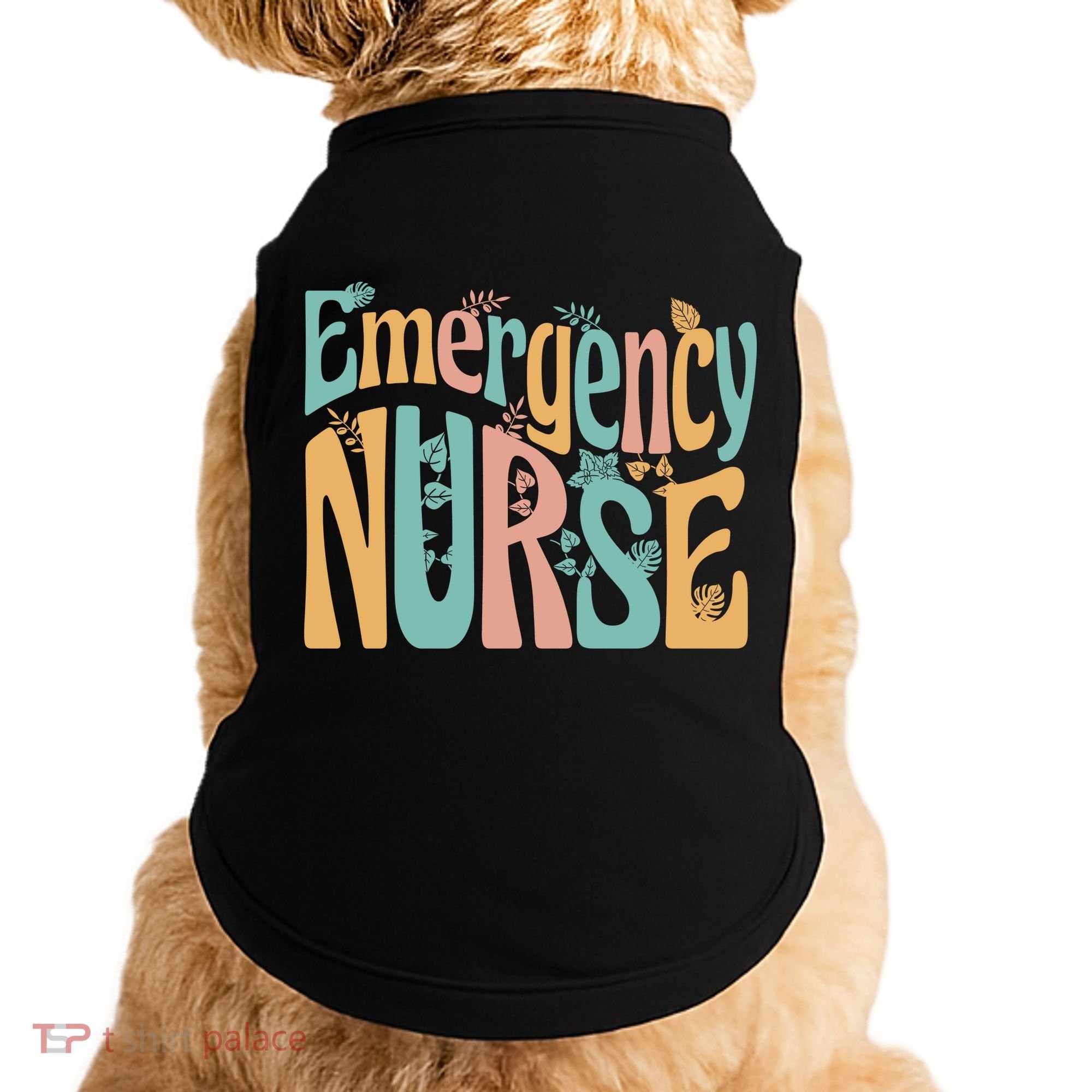 Emergency Nurse Groovy Doggie Tank