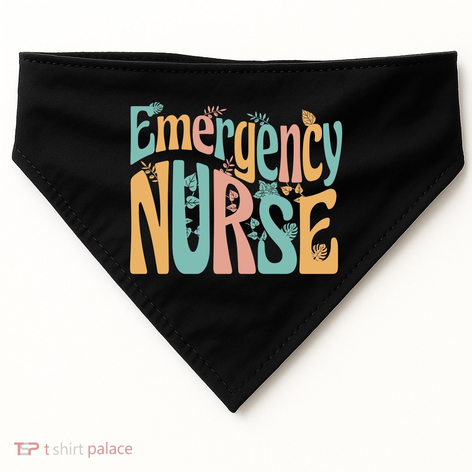 Emergency Nurse Groovy USA-Made Doggie Bandana