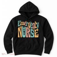 Emergency Nurse Groovy Hoodie thumb 0
