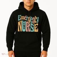 Emergency Nurse Groovy Hoodie thumb 2