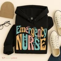 Emergency Nurse Groovy Hoodie thumb 4