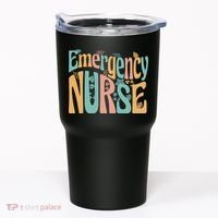 Emergency Nurse Groovy Tumbler thumb 0