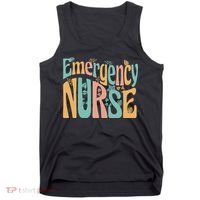 Emergency Nurse Groovy Tank Top thumb 0