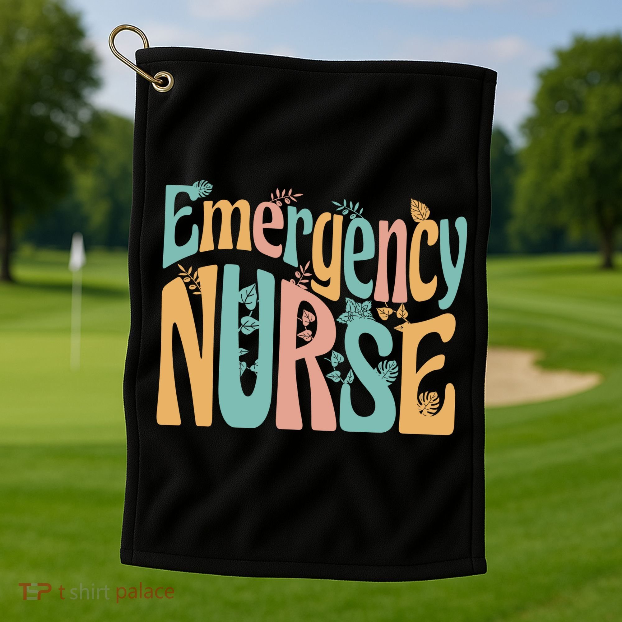 Emergency Nurse Groovy Golf Towel