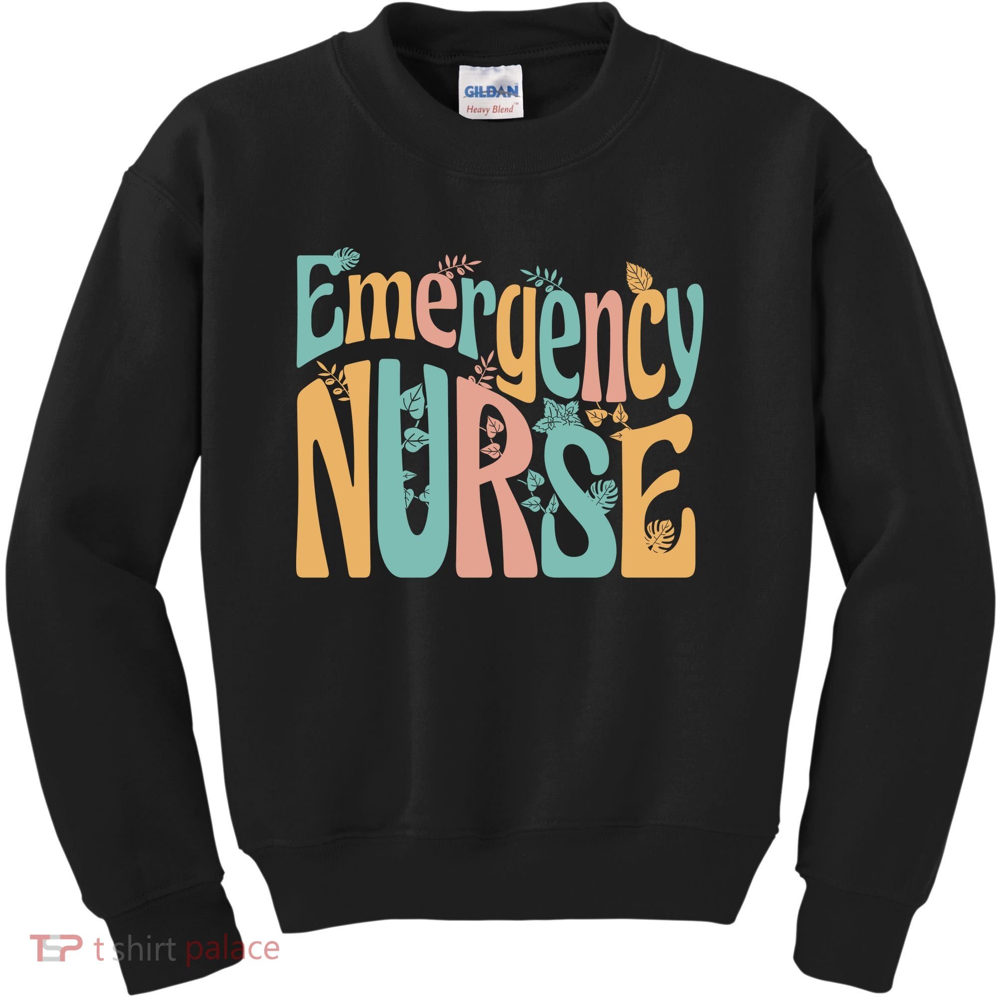 Emergency Nurse Groovy Kids Sweatshirt