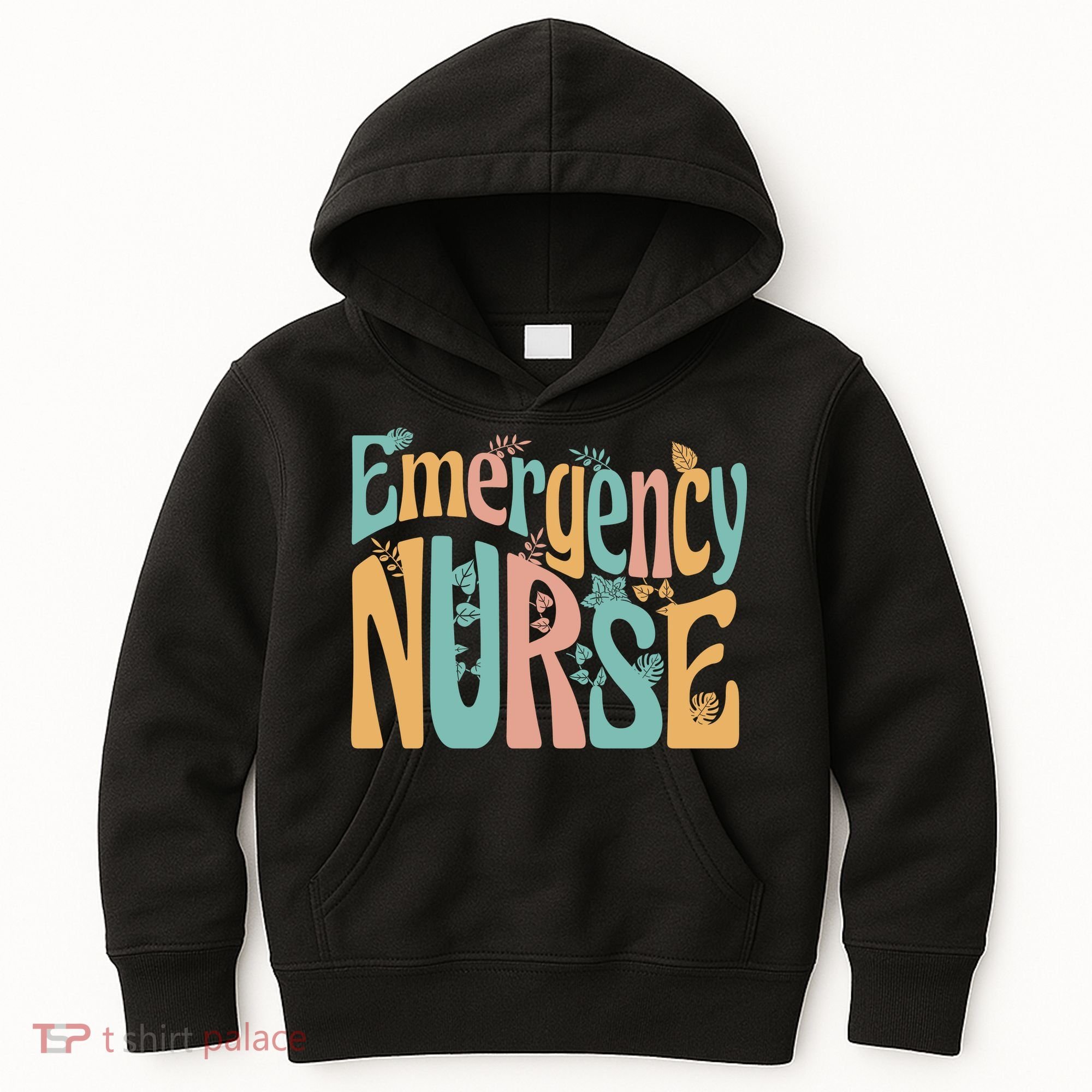 Emergency Nurse Groovy Kids Hoodie