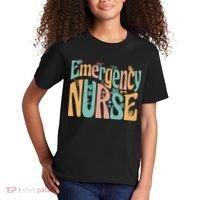Emergency Nurse Groovy Kids T-Shirt thumb 2