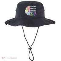 Embrace Neurodiversity Great Gift Rainbow Sunflower Adhd Autism Funny Gift Bucket Hat thumb 0