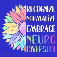 Embrace Neurodiversity Great Gift Rainbow Sunflower Adhd Autism Funny Gift Coaster thumb 2