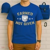 Earned Not Given Police Academy Graduation Police Officer Gift T-Shirt thumb 6
