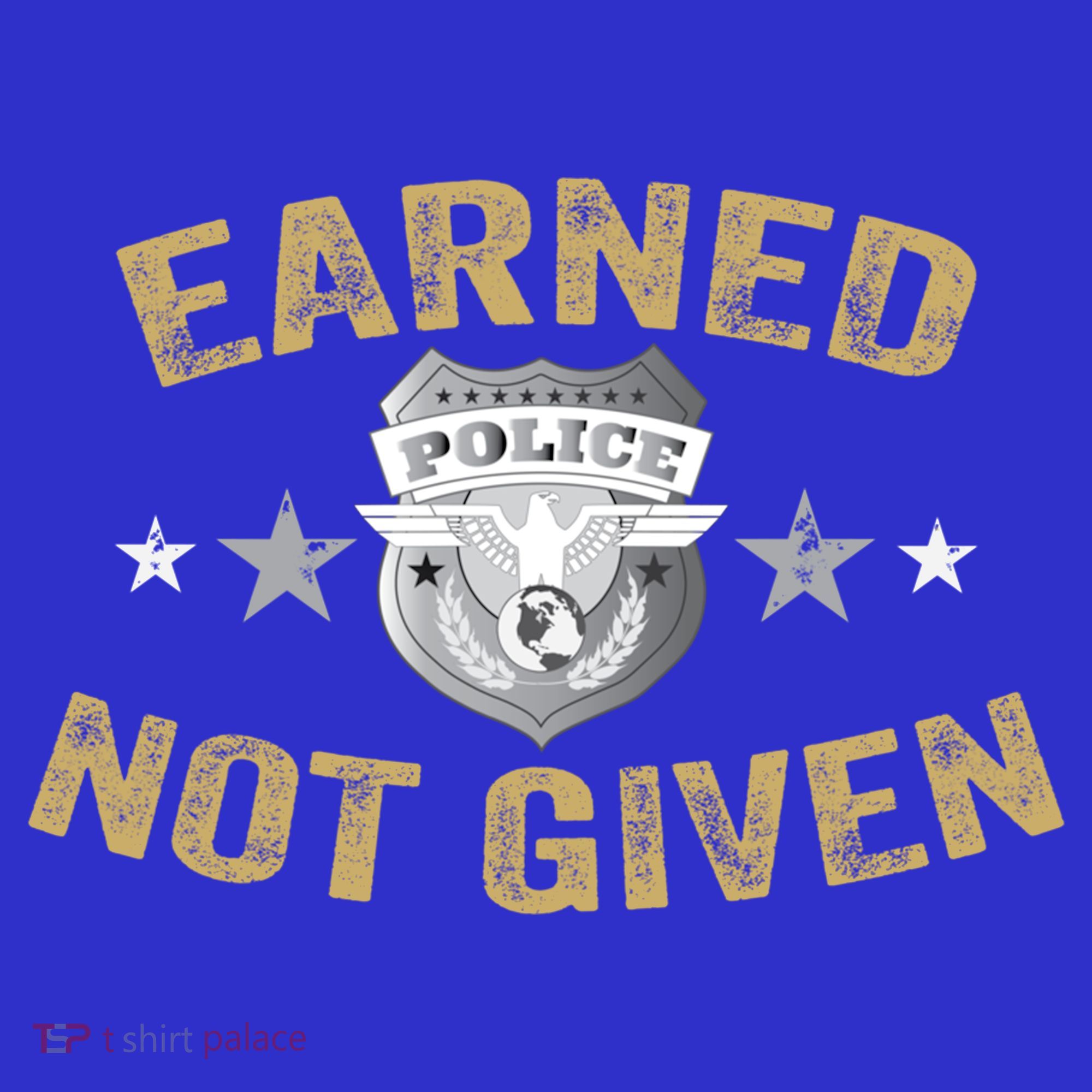 Earned Not Given Police Academy Graduation Police Officer Gift Women's Tank Top