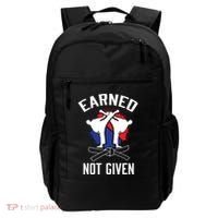 Earned Not Given Taekwondo Martial Arts Athlete Cool Gift Backpack thumb 0