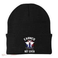 Earned Not Given Taekwondo Martial Arts Athlete Cool Gift Beanie thumb 0