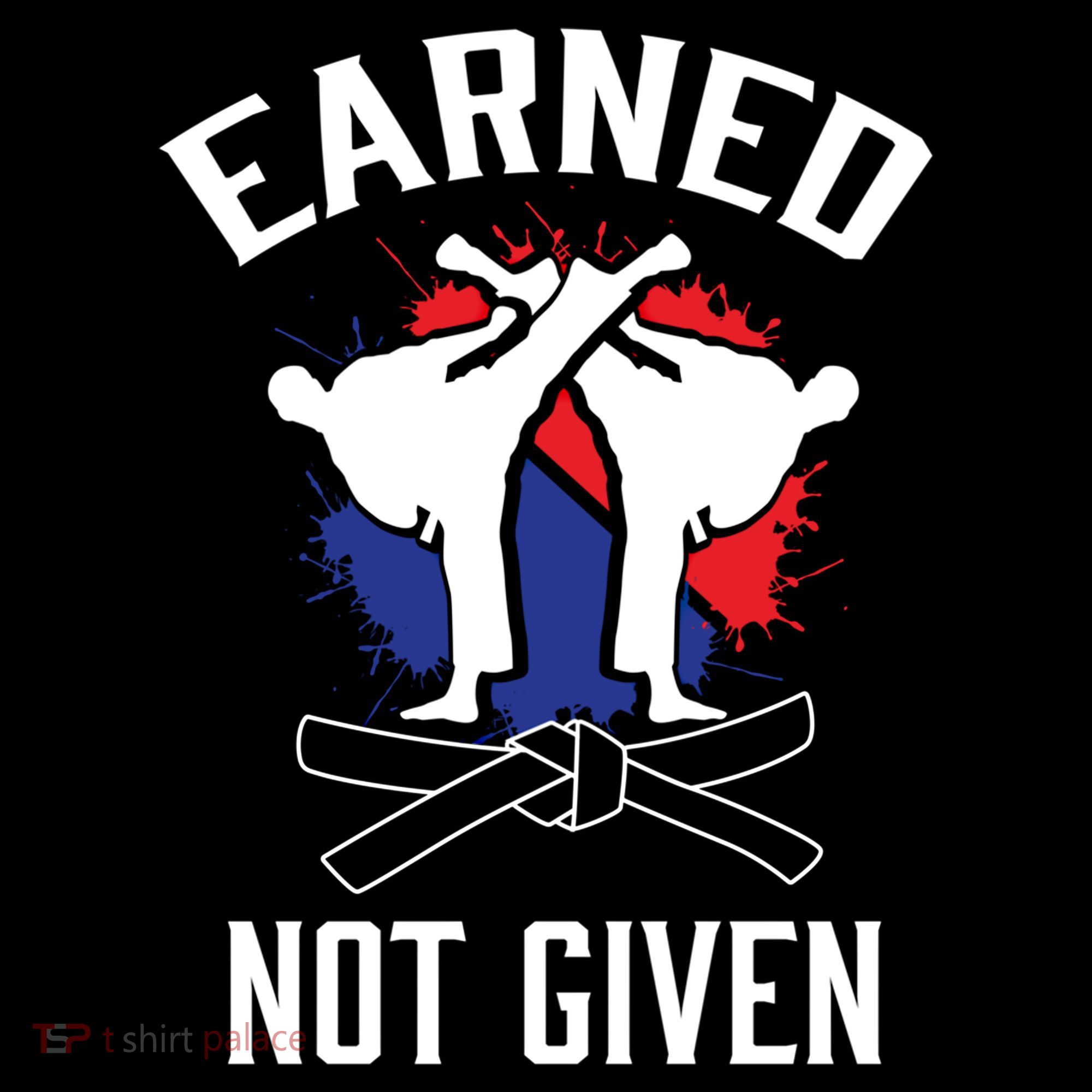 Earned Not Given Taekwondo Martial Arts Athlete Cool Gift Women's Hoodie