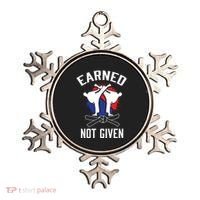 Earned Not Given Taekwondo Martial Arts Athlete Cool Gift Ornament thumb 0