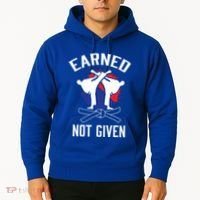 Earned Not Given Taekwondo Martial Arts Athlete Cool Gift Hoodie thumb 2