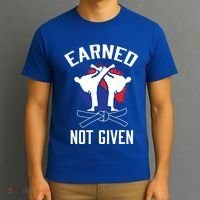 Earned Not Given Taekwondo Martial Arts Athlete Cool Gift T-Shirt thumb 3