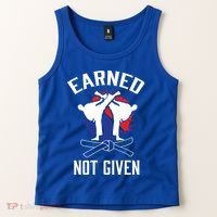 Earned Not Given Taekwondo Martial Arts Athlete Cool Gift Tank Top thumb 2