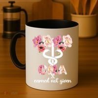 Earned Not Given Cna Nurse Certified Nursing Assistant Meaningful Gift Coffee Mug thumb 4