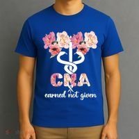 Earned Not Given Cna Nurse Certified Nursing Assistant Meaningful Gift T-Shirt thumb 3