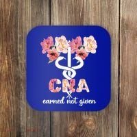 Earned Not Given Cna Nurse Certified Nursing Assistant Meaningful Gift Coaster thumb 0