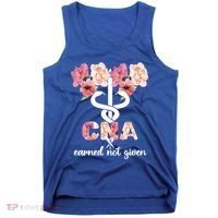 Earned Not Given Cna Nurse Certified Nursing Assistant Meaningful Gift Tank Top thumb 0