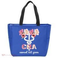 Earned Not Given Cna Nurse Certified Nursing Assistant Meaningful Gift Tote Bag thumb 0