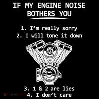 Engine Noise Bothering You I Don't Care Women's Hoodie thumb 2